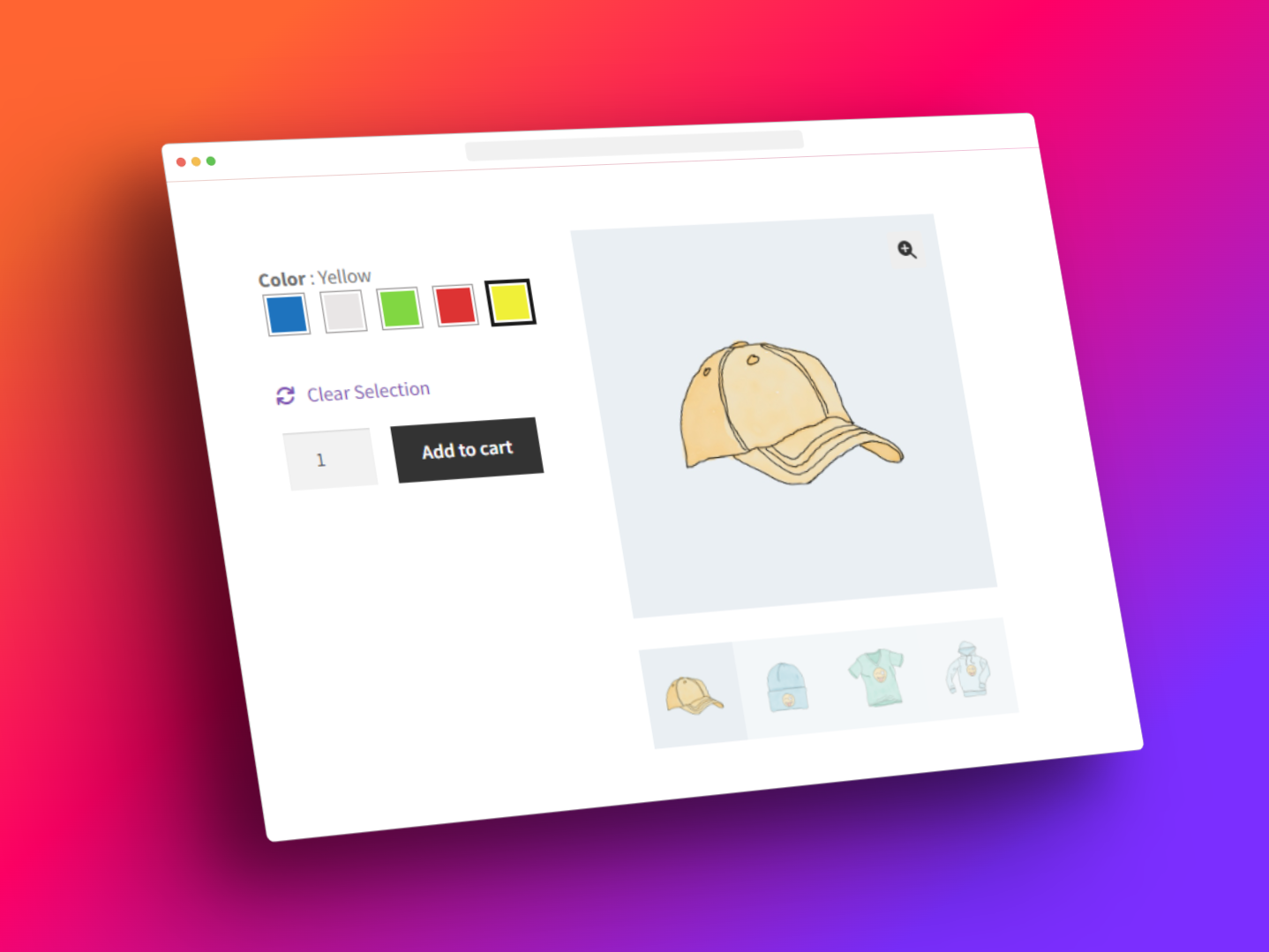SysBasics Color or Image Variation Swatches For WooCommerce