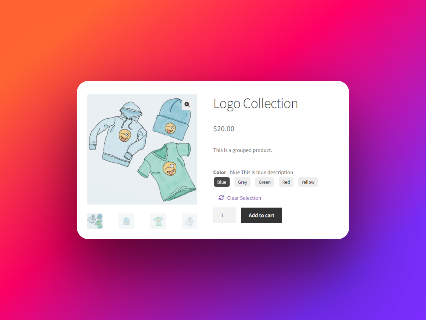 show price along with text swatches